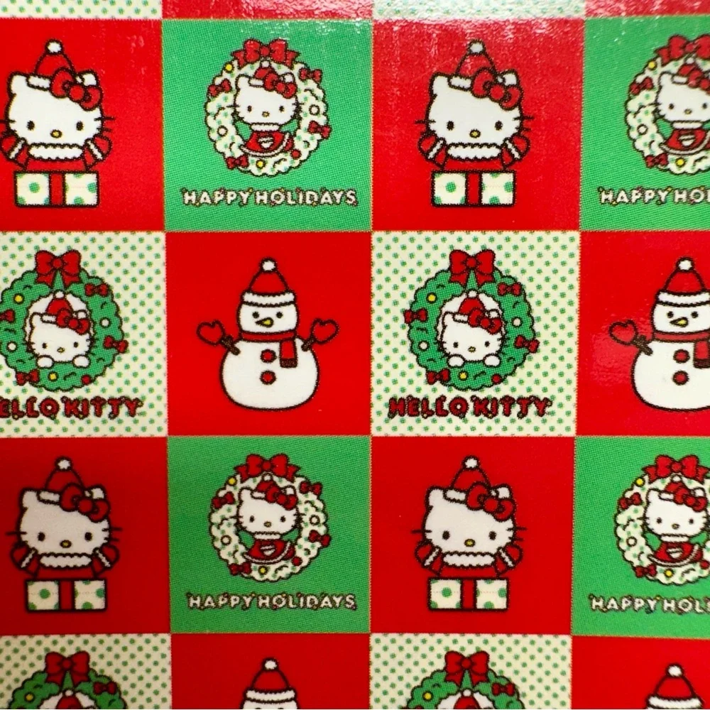 NWT Sanrio Hello Kitty Christmas Holiday Hugs Silk Touch Throw Blanket 50 x 70 - Picture 3 of 6